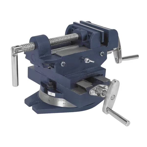Image of Genuine SEALEY CV4 Compound Cross Vice 100mm