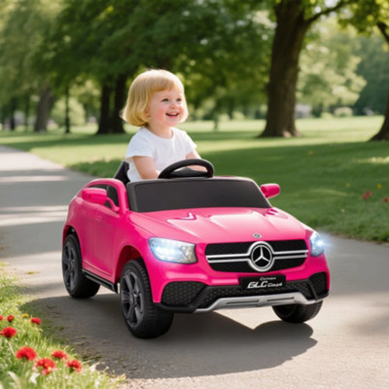 Image of AIYAPLAY Mercedes-Benz GLC Licensed Kids Ride on Car with Remote, Pink 370-391V70PK
