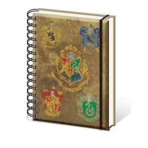 Image of Harry Potter - Hogwarts Crests Notebook