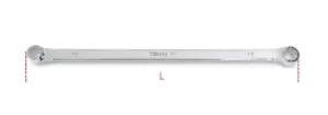 Image of Beta Tools 88 Extra Long Double End Flat Bi-Hex Ring Wrench 16 x 18mm 000880016
