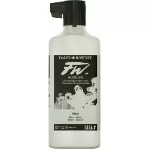 Image of Daler-Rowney fw Artists Acrylic Ink 180ml White