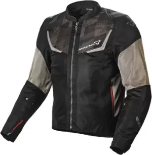 Image of Macna Orcano Motorcycle Textile Jacket, black-brown, Size XL, black-brown, Size XL