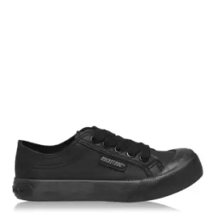Image of Rocket Dog Jazzin Junior Girls Canvas Trainers - Black