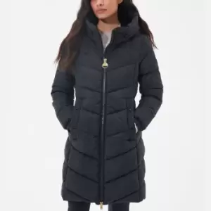 Image of Barbour International Boston Quilted Shell Coat - UK 8