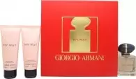 Image of Giorgio Armani My Way Gift Set 50ml Eau de Parfum + 75ml Body Lotion + 75ml Shower Gel