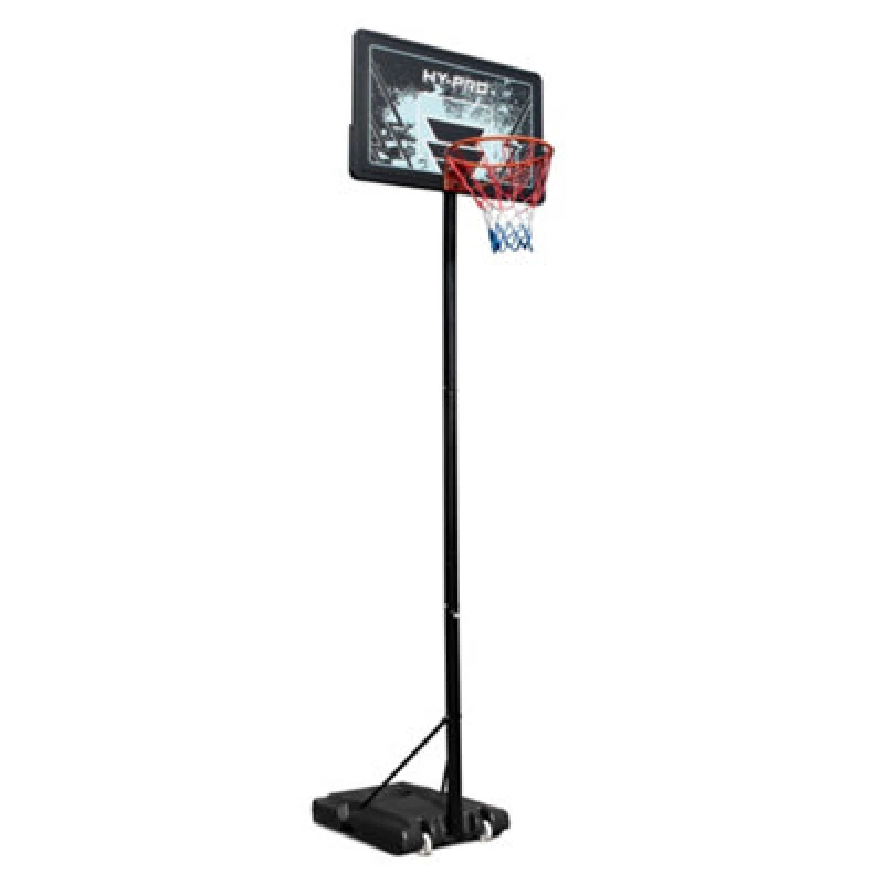 Image of Hy-Pro Adjustable Basketball Stand - 1.35M - 3.05M, With Wheels, Portable, Backboard, Basketball Hoop, For Adults & Kids, Great
