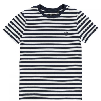 Image of Henri Lloyd Striped T-Shirt Junior Boys - Navy Blazer