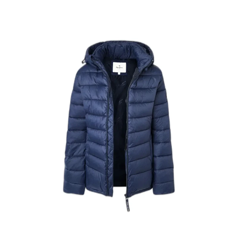 Image of Pepe Jeans Puffer Jacket Pepe Jeans Maddie Bleu Female S