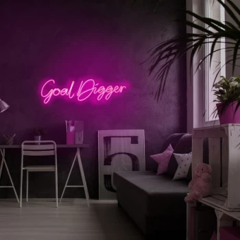 Image of Goal Digger - Pink Pink Wall Lamp