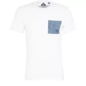 Image of Barbour Beacon Paisley Pocket T-Shirt - White
