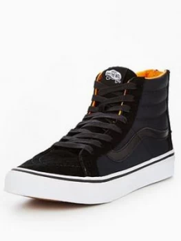 Image of Vans Sk8 Hi Slim Zip Black Size 3 Women