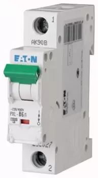 Image of Eaton xPole 6A MCB Mini Circuit Breaker1P Curve C, Breaking Capacity 10 kA