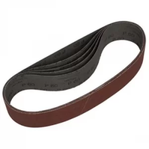 Image of Sealey SB006 Sanding Belt 50 x 686mm 60Grit Pack of 5