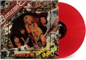 Image of Paul Di'Anno's Battlezone Children of madness LP red