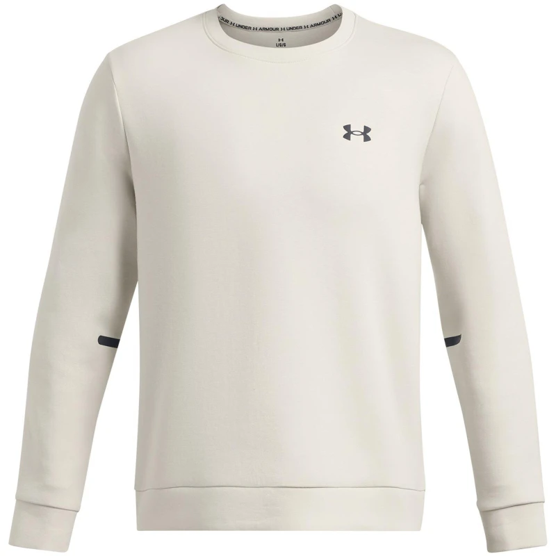 Image of Under Armour Armour Ua Unstoppable Flc Crew Eu Sweatshirt Mens - White White S