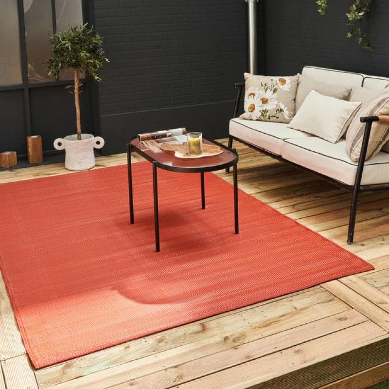 Image of The Rugs Urban Indoor/Outdoor Rug Terra 1000 180X270Cm, Red 5056584543063