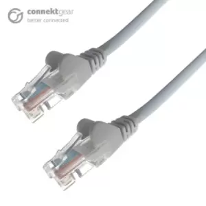 Image of Connekt Gear 25m RJ45 CAT5e UTP Stranded Flush Moulded Network Cable - 24AWG - Grey