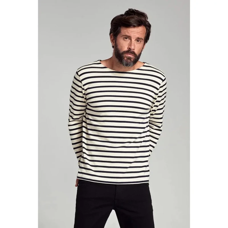 Image of Armor-Lux T-Shirt mariniere Armor-Lux aviron Vert Male XS