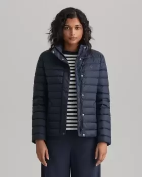 Image of GANT Women Light Down Jacket (S) Blue