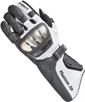 Image of Held Phantom Air Motorcycle Gloves, black-white, Size 2XL, black-white, Size 2XL
