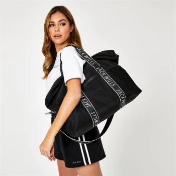Image of Jack Wills Active Gym Holdall Bag - Black