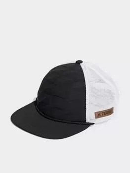 Image of adidas Terrex Aeroready Trucker Cap, Black/White, Size M/L, Women