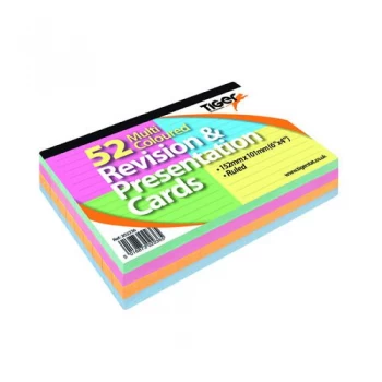 Image of Revision and Presentation Cards 54 Multicolour Pack of 10 302236
