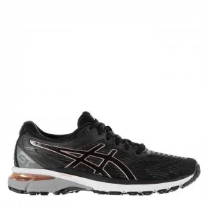 Image of Asics GT2000v8 Ladies Running Shoes - Black/Gold