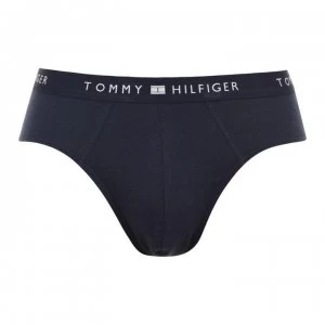 Image of Tommy Bodywear Modern Classic Stretch Cotton Briefs - Navy
