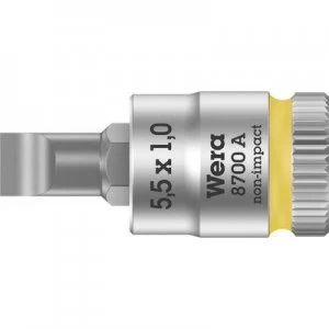 Image of Wera 8700 A FL 05003321001 Slot Bit 5.5mm 1/4 (6.3 mm)