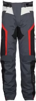 Image of Furygan Apalaches Motorcycle Textile Pants, black-grey-red, Size L, black-grey-red, Size L