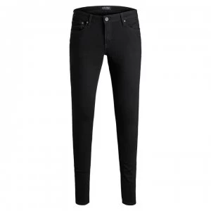 Image of Jack and Jones Jeans Intelligence Tom Skinny Fit Mens Jeans - Black