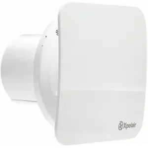 Image of Xpelair C4TSR Two speed 100mm axial fan with timer with combined square / round baffle front