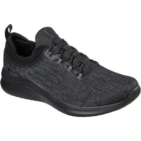 Image of Skechers Mens Ultra Flex 2.0 Cryptic Slip On Trainers Shoes UK Size 11 (EU 46) Black SKE1659-BBK-11