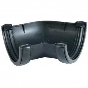 Image of Wickes Black Cast Iron Effect Gutter 135 Deg Angle