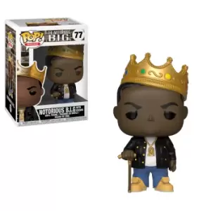 Image of Pop! Rocks Notorious B.I.G with Crown Pop! Vinyl Figure