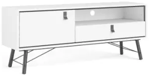 Image of Ry 1 Door 1 Drawer TV Unit - White