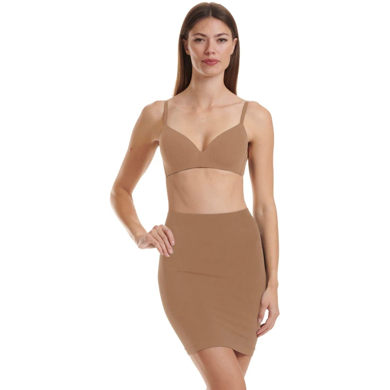 Image of Wolford Beauty Cotton Skin Bra Macchiato female 10 (S)