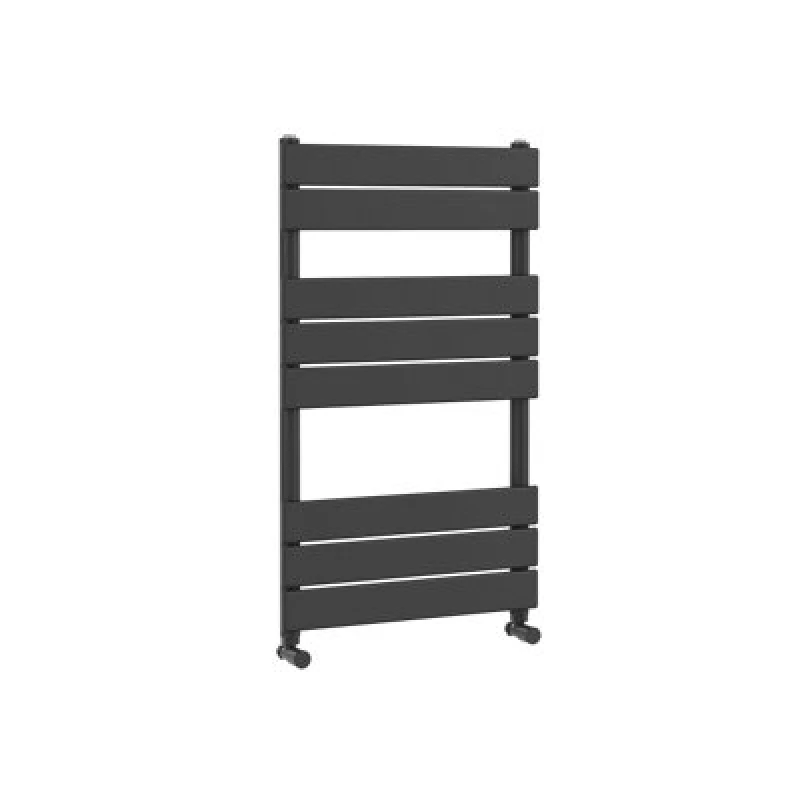 Image of NUIE Nuie - Piazza Flat Panel Heated Towel Rail 840mm h x 500mm w - Anthracite HLA82