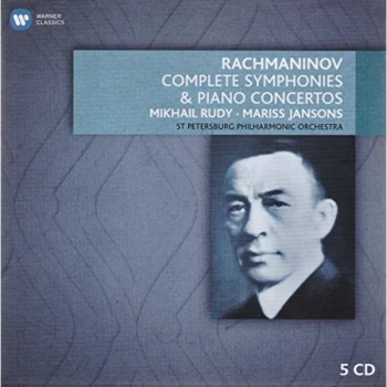 Image of Mikhail Rudy - Rachmaninov: Complete Symphonies & Piano Concertos CD