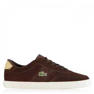 Image of Lacoste Court Master 418 Trainers - Brown/Natural