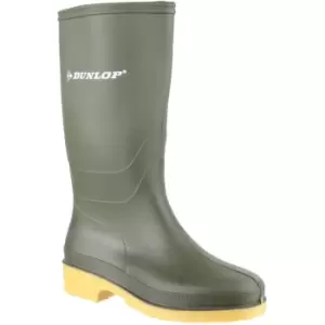 Image of Dunlop Boys Classic Dull Waterproof PVC Welly Wellington Boots UK Size 2 (EU 34)