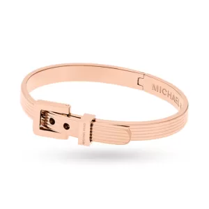 Image of Ladies Michael Kors PVD rose plating Heritage Bangle MKJ6196791