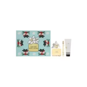 Image of Marc Jacobs Daisy Gift Set 100ml Eau de Toilette + 75ml Body Lotion + 10ml Eau de Toilette
