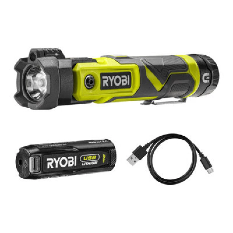 Image of Ryobi Ryobi - usb Lithium Pivoting Light Kit (1x 2.0Ah) 4V RLP4-120G 5133006131