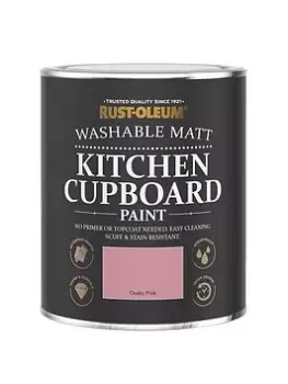 Image of Rust-Oleum Kitchen Cupboard Paint - Dusky Pink