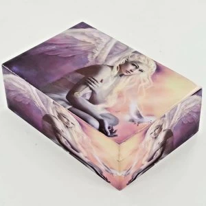 Image of Angel Wooden Storage Box