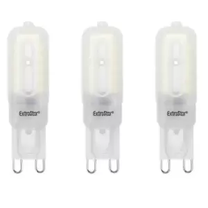 Image of 3.5W LED Mini Bulb G9, Daylight 6500K (pack of 3)