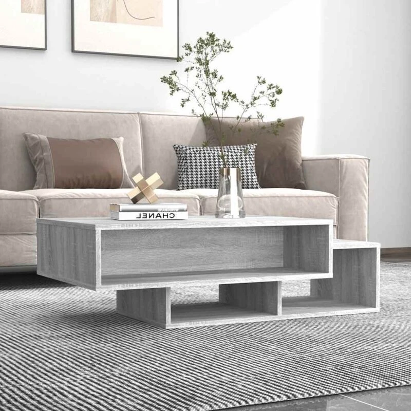 Image of VIDAXL Coffee Table Grey Sonoma 105x55x32cm Engineered Wood Vidaxl 8720286956595