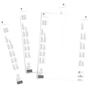 Image of Durable Insert Sheets for Ticket Holder 297 x 74mm